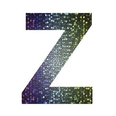 不同颜色的字母Z