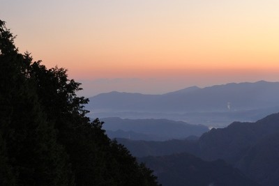 日本，秩父山顶风光