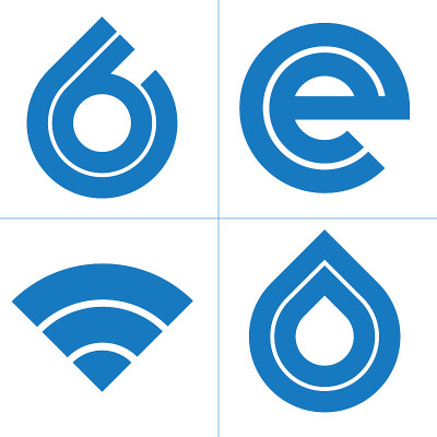 一组抽象的向量几何符号，e符号。