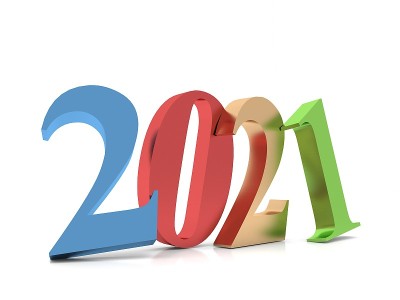 2021年新年，3d渲染
