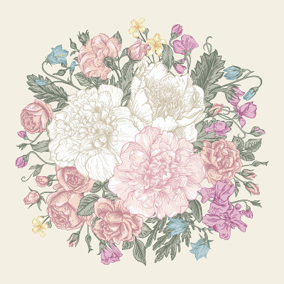 一束夏天的花。