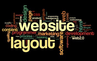 词标记云中的Web布局概念