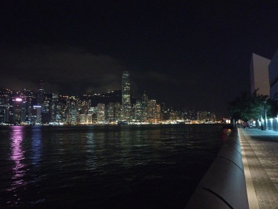 香港尖沙咀的夜晚