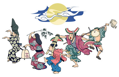 Utagawa Hiroshige跳舞