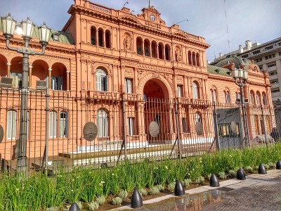 Casa Rosada（粉红色的房子），五月广场，布宜诺斯艾利斯，阿根廷