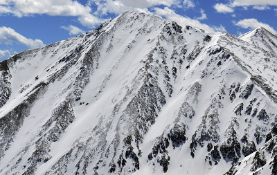 科罗拉多14er Torreys峰与美丽的高海拔高山景观，雪峰，落基山脉