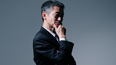 资深亚洲商人的肖像。