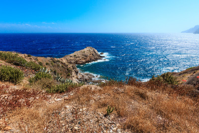 夏天波特曼湾(科斯塔布兰卡，西班牙)。
