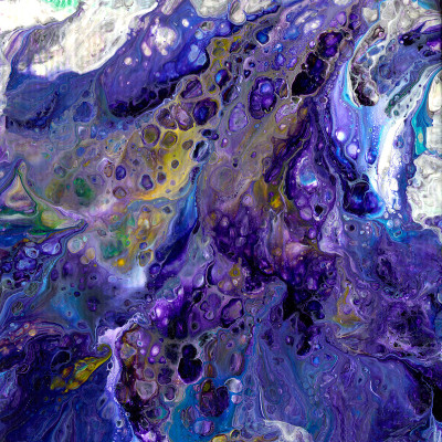 丙烯酸倒绘画