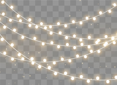 Christmas lights effect