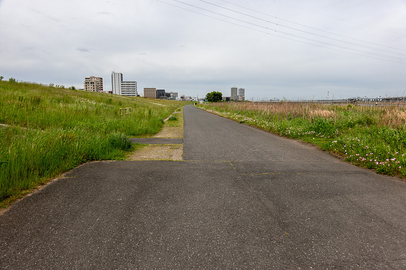 荒川自行车道，日本东京