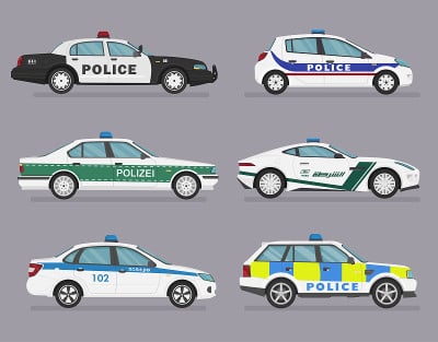警车