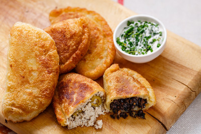 肉馅卷饼(pirozhki)