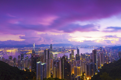 香港日出