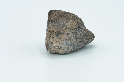Chondrite Meteorite isolated, a piece of rock form