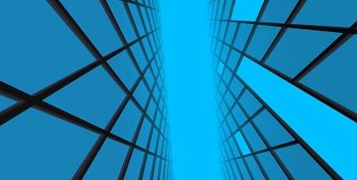 3D插图建筑建筑。