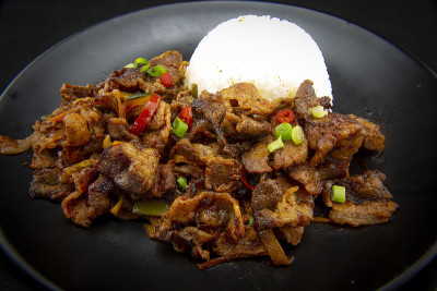 猪肉青菜炒