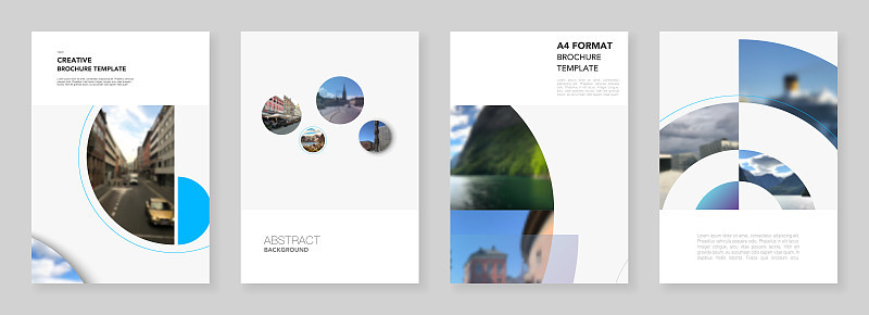 A4 brochure layout of covers design templates for 