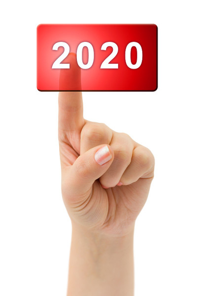 手和按钮2020
