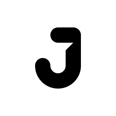 字母J标志。图标设计