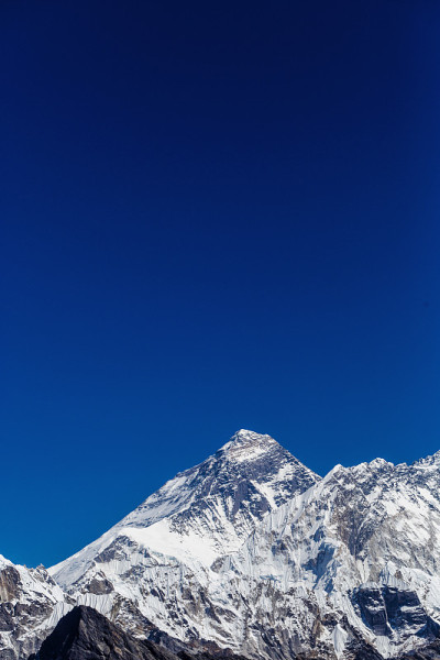 喜马拉雅山的雪山