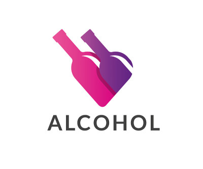 葡萄酒矢量图标