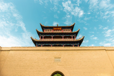 中国古代长城的西关，嘉峪关，甘肃省，中国