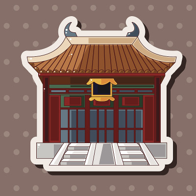 中国建筑主题元素