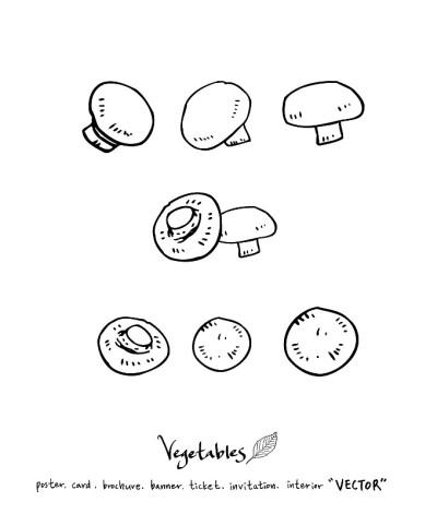 食品菜单插图