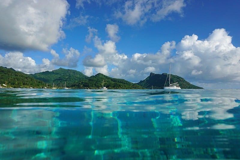 沿海景观华海岛水面