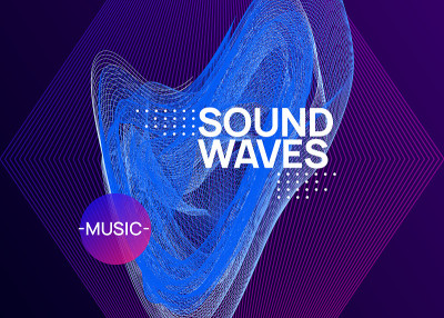 霓虹灯电子海报。电子舞曲dj。音乐声音电影节。夜店活动传单。电子派对。