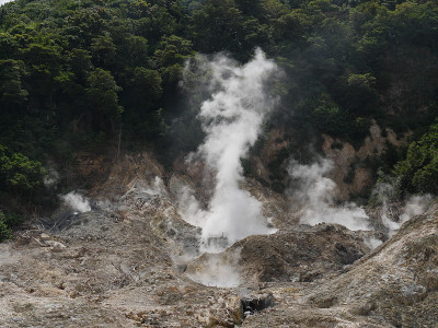 硫磺泉的火山是圣卢西亚最吸引人的景点之一