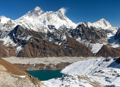 珠穆朗玛峰，Lhotse, Makalu和Gokyo湖