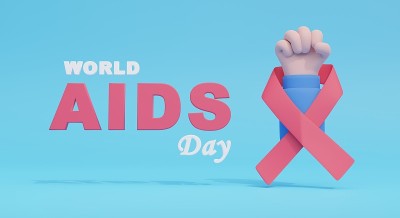 世界艾滋病日3d渲染插图