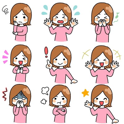 女孩插图集