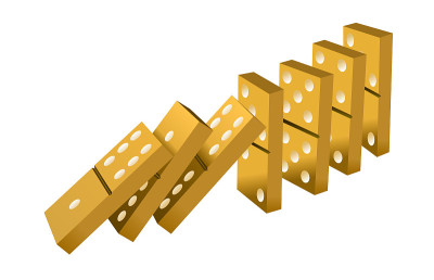 向量黄金多米诺骨牌