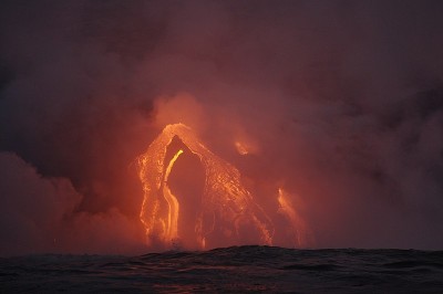夏威夷火山喷发
