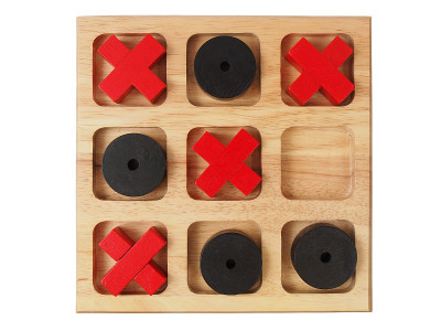白色的木一字棋