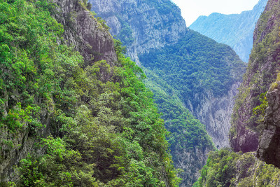 巴尔干山脉峡谷