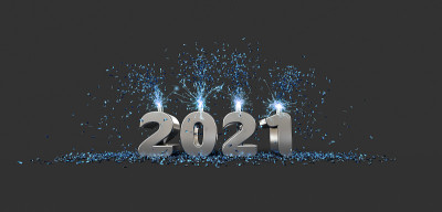 2021年冠军庆典灰色背景