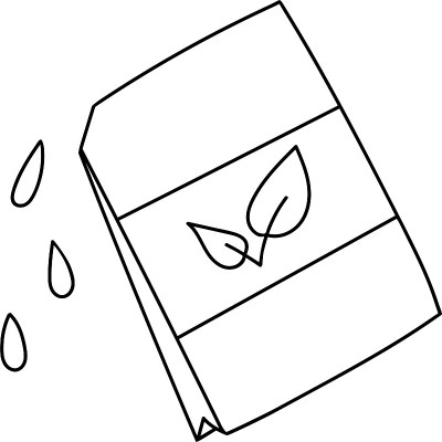 矢量种子剪辑艺术。