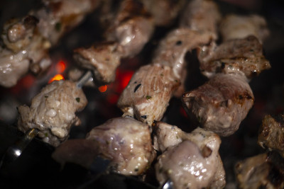 羊肉串烤