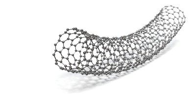 碳纳米管白底3D渲染