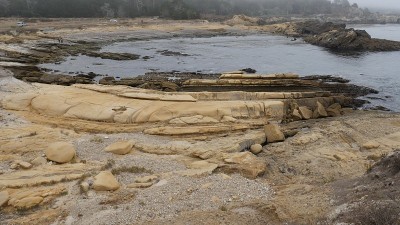 Point Lobos国家自然保护区海洋与岩石在美国加利福尼亚州卡梅尔