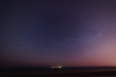 有星星和银河的夜空