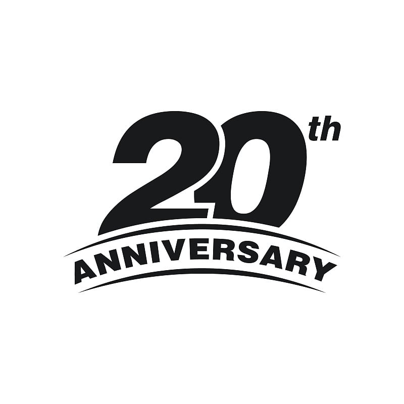 20th Years Anniversary Celebration Vector Stock Il