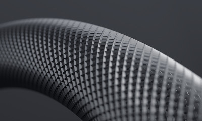 现代背景的抽象3D渲染