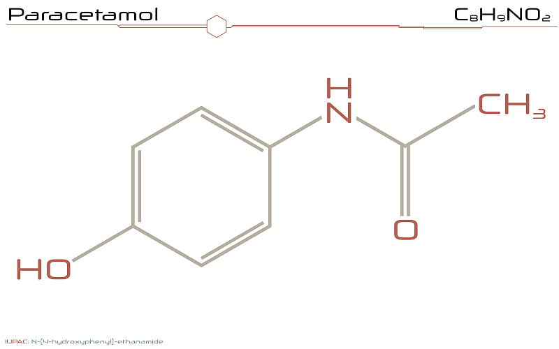 扑热息痛分子