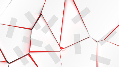 彩色破碎表面带，矢量插图