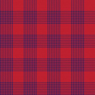 Red Navy Glen Plaid Tartan Seamless Pattern